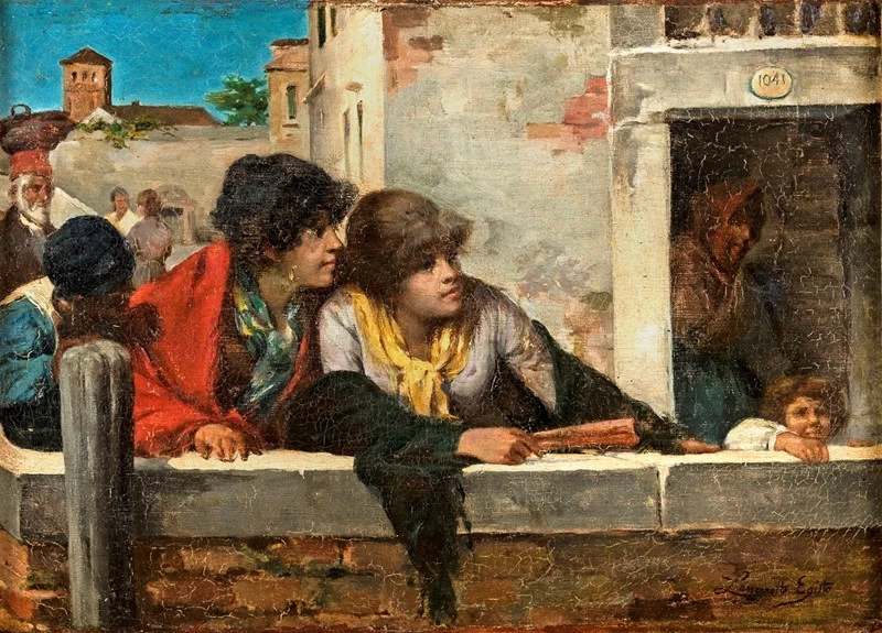 Sbirciata dal parapetto